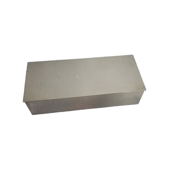 Vintage Metal Art Storage Box by Heintz Smith Silver Wood Keepsakes Collectible - Picture 4 of 12